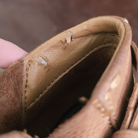 Dolce Vita EUC Sierra Leather Ankle Booties in Teak Nubuck Size 5 - Picture 10 of 10
